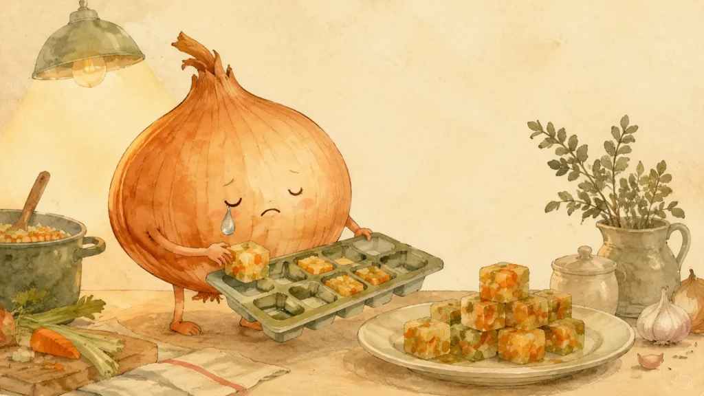 Cipolla proprietà e benefici: illustrazione LazyFitness su cottura, FODMAP e uso pratico.