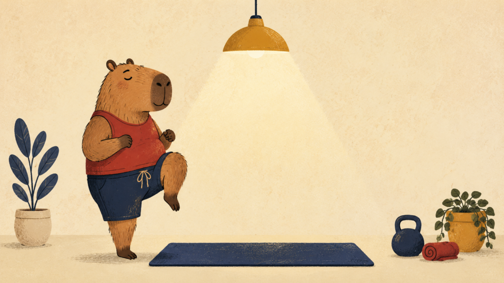 Illustrazione LazyFitness per Core