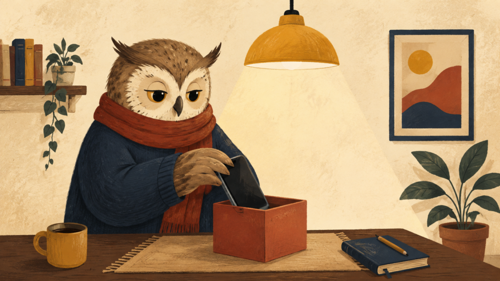 Illustrazione LazyFitness per Doomscrolling