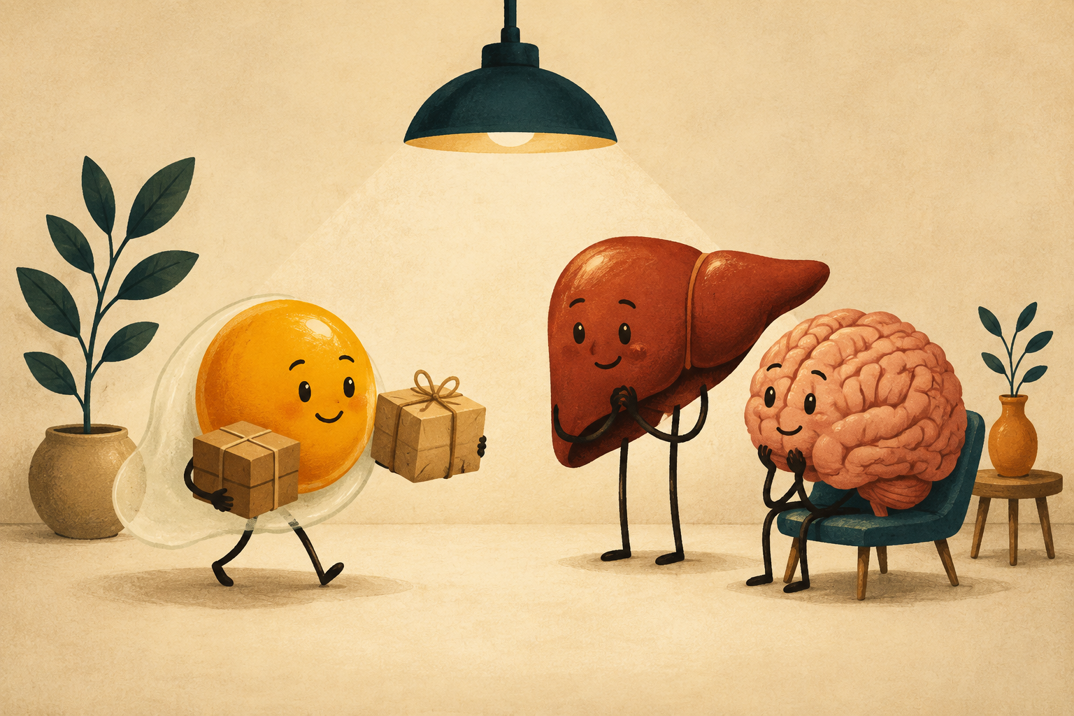 Colina a cosa serve: fegato, cervello e fonti