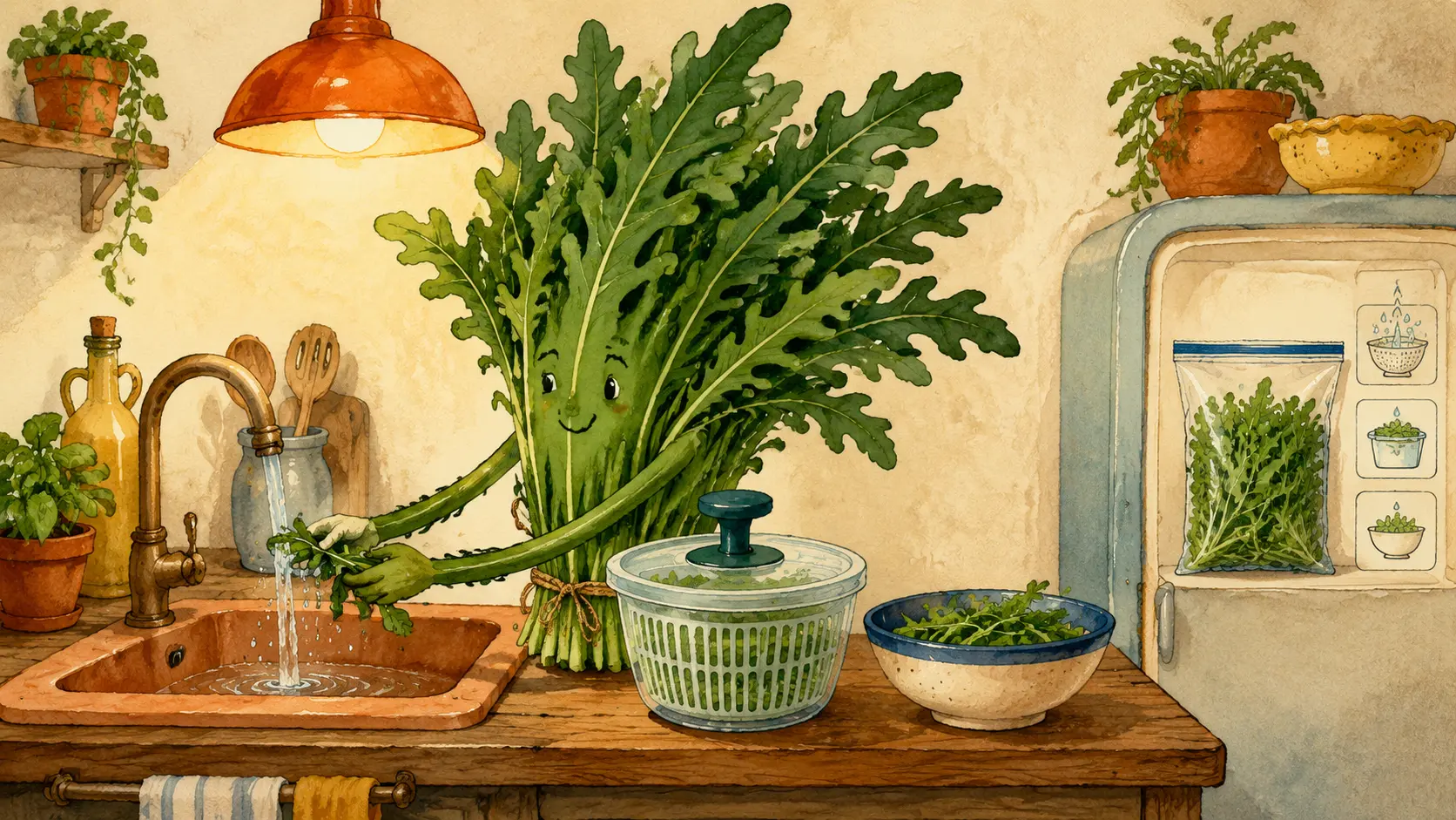 Rucola: proprietà, benefici reali e nitrati senza panico